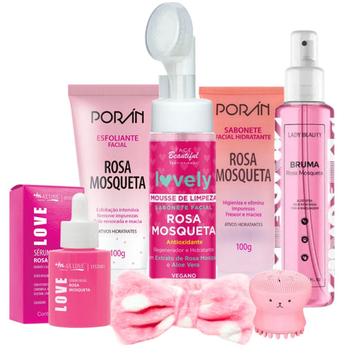 Kit Rosa Mosqueta 7 Produtos - Tratemento Completo de Skin Care [22,90 Cada Produto]