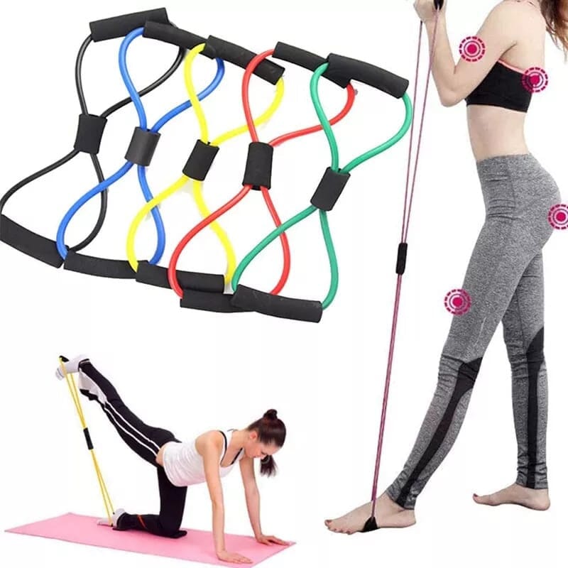 Elástico Cross Tube de Tensão – Exercício Multifuncional em Casa