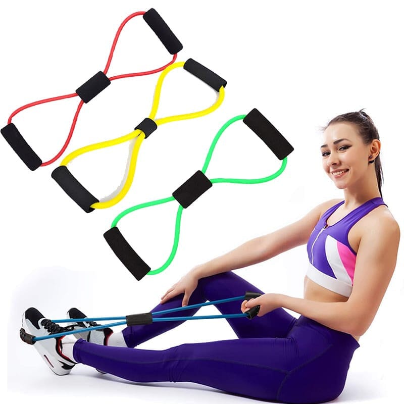 Elástico Cross Tube de Tensão – Exercício Multifuncional em Casa