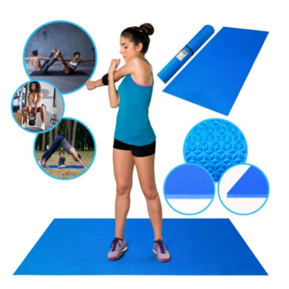 Colchonete Eva Fitness - Impermeável, Antiderrapante e Fácil de limpar e transportar