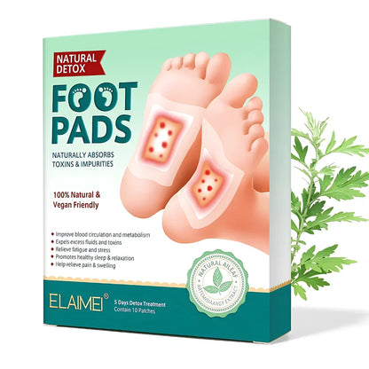 DetoxFeet™ – Adesivo Detox para Pés - Elimina Toxinas, Diminui o Inchaço