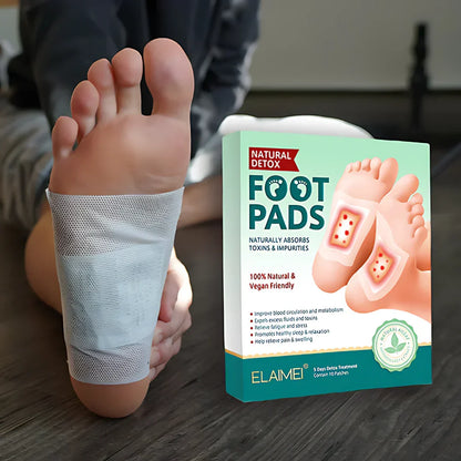 DetoxFeet™ – Adesivo Detox para Pés - Elimina Toxinas, Diminui o Inchaço