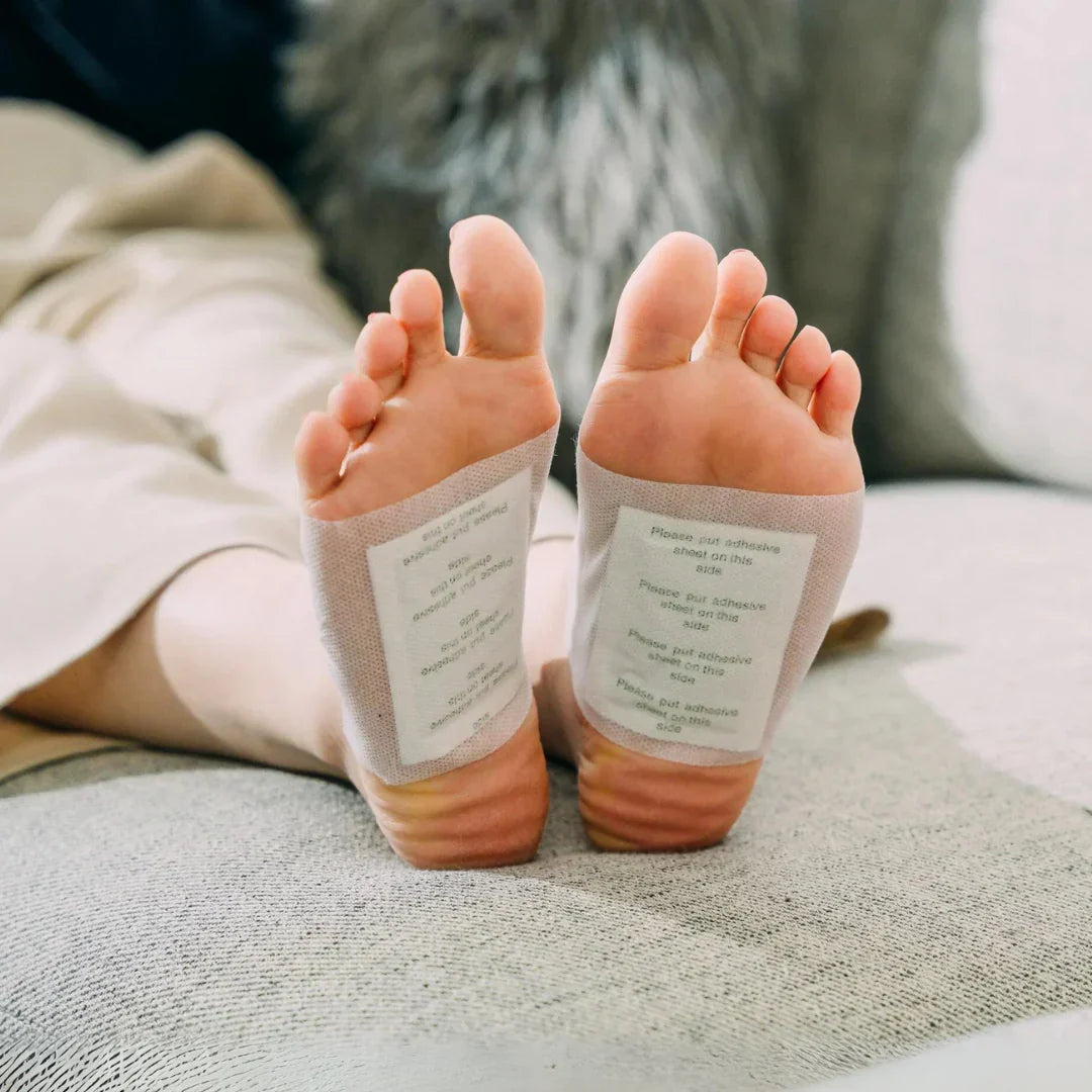 DetoxFeet™ – Adesivo Detox para Pés - Elimina Toxinas, Diminui o Inchaço